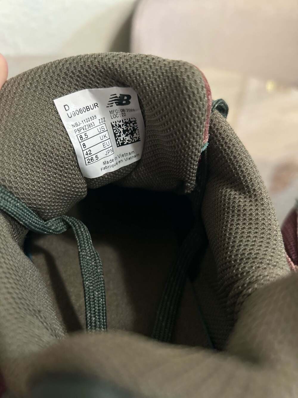 New Balance 9060 Suede Sneakers - Picture 7 of 9
